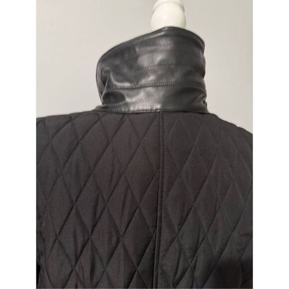 Chico’s Quilted black mid length XL jacket - Picture 7 of 11